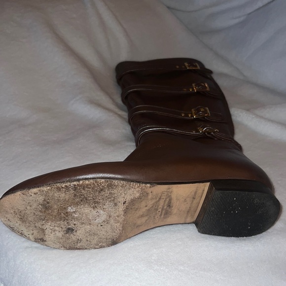 GOLDENBLEU Italian Leather Buckle Boots sz 9 - Picture 7 of 7